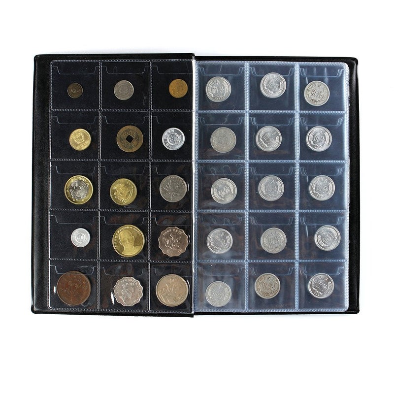 AITIME 150 Pockets Coin Holder Collection, Quarter Dollar Album, Clear Storage Pockets with Lid, Souvenir Collection Supplies Gifts for Hobby Collecting Collectors (Blue) - Image 2